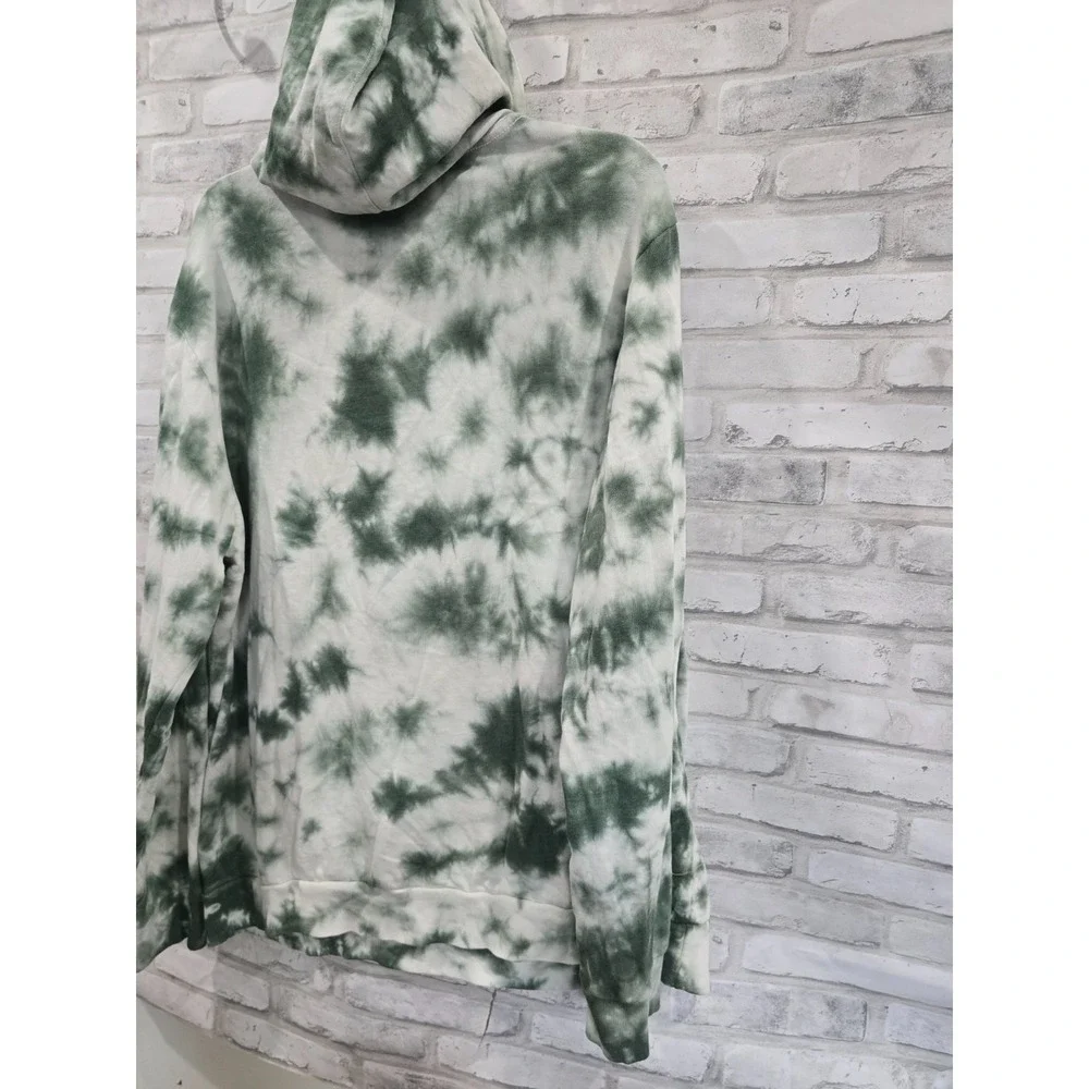 Men‎ Size XL ACDC Lightweight Tie Die Green Sweatshirt Hoodie Hard Rock Band - Picture 8 of 8